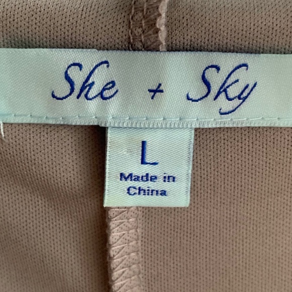 She + Sky Dress SZ - L - Picture 4 of 5